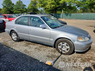 Czwarte zdjęcie samochodu z boku: 1999 HONDA CIVIC EX VIN:1HGEJ8640XL022229 - miniatura