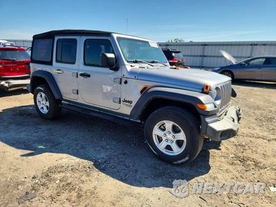 Czwarte zdjęcie samochodu z boku: 2021 JEEP WRANGLER UNLIMITED SPORT VIN:1C4HJXDM3MW725021 - miniatura