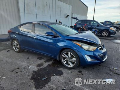 Czwarte zdjęcie samochodu z boku: 2014 HYUNDAI ELANTRA LIMITED VIN:KMHDH4AE2EU154278 - miniatura