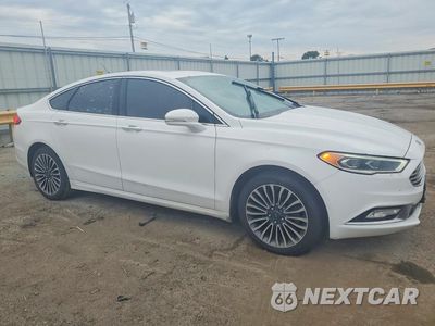 Czwarte zdjęcie samochodu z boku: 2017 FORD FUSION SE VIN:3FA6P0T92HR127592 - miniatura