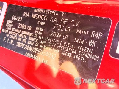 Zdjęcie 13 z 13 samochodu: 2023 KIA FORTE LXS VIN:3KPF24AD9PE654932 - miniatura