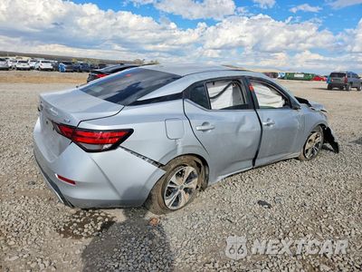 Trzecie zdjęcie samochodu z tyłu: 2021 NISSAN SENTRA SV VIN:3N1AB8CV0MY287584 - miniatura
