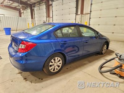 Trzecie zdjęcie samochodu z tyłu: 2012 HONDA CIVIC LX VIN:2HGFB2F5XCH515088 - miniatura