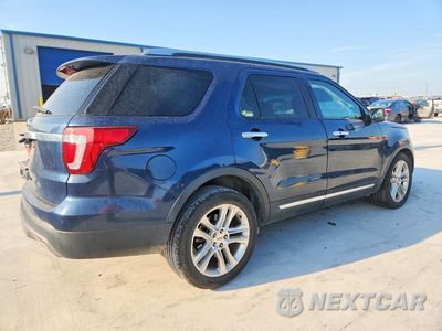 Trzecie zdjęcie samochodu z tyłu: 2017 FORD EXPLORER LIMITED VIN:1FM5K7F85HGB30053 - miniatura