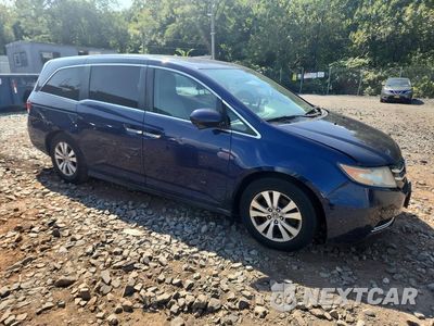 Czwarte zdjęcie samochodu z boku: 2015 HONDA ODYSSEY EX VIN:5FNRL5H45FB096530 - miniatura