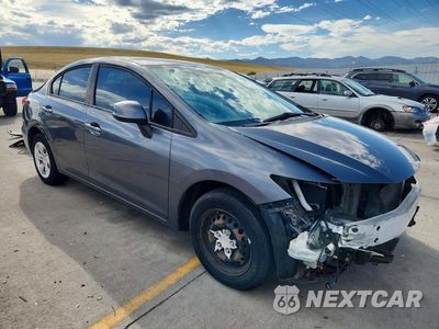Czwarte zdjęcie samochodu z boku: 2013 HONDA CIVIC LX VIN:19XFB2F52DE097945 - miniatura
