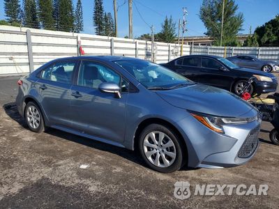 Czwarte zdjęcie samochodu z boku: 2021 TOYOTA COROLLA LE VIN:5YFEPMAE3MP147072 - miniatura