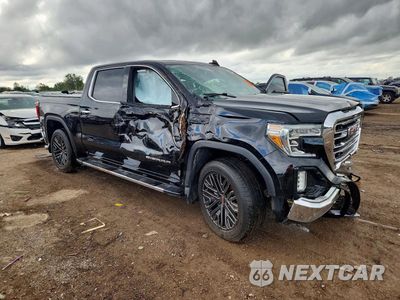 Czwarte zdjęcie samochodu z boku: 2020 GMC SIERRA K1500 SLT VIN:3GTU9DED4LG112469 - miniatura