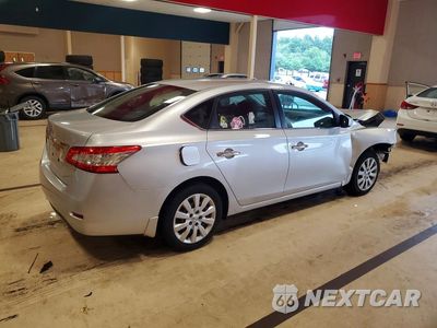 Trzecie zdjęcie samochodu z tyłu: 2015 NISSAN SENTRA S VIN:3N1AB7AP2FY363520 - miniatura
