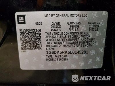 Zdjęcie 13 z 13 samochodu: 2020 CADILLAC CT4 LUXURY VIN:1G6DK5RK5L0145281 - miniatura