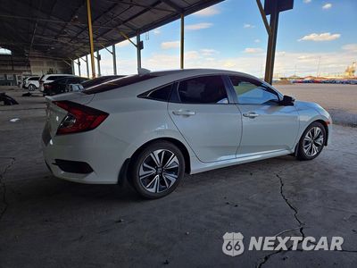 Trzecie zdjęcie samochodu z tyłu: 2018 HONDA CIVIC EXL VIN:JHMFC1F75JX007772 - miniatura