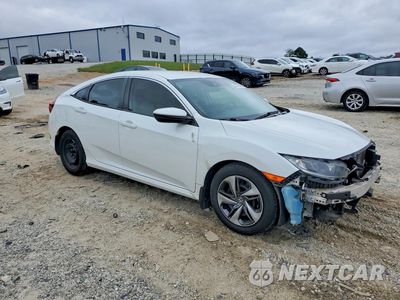 Czwarte zdjęcie samochodu z boku: 2019 HONDA CIVIC LX VIN:19XFC2F64KE034266 - miniatura