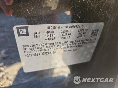 Zdjęcie 12 z 12 samochodu: 2016 CHEVROLET MALIBU PREMIER VIN:1G1ZH5SX0GF242164 - miniatura