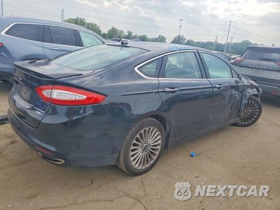 Trzecie zdjęcie samochodu z tyłu: 2014 FORD FUSION TITANIUM VIN:3FA6P0D9XER108170 - miniatura
