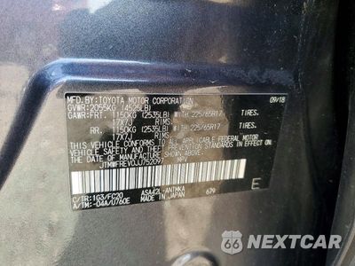 Zdjęcie 12 z 12 samochodu: 2018 TOYOTA RAV4 XLE VIN:JTMWFREV0JJ752097 - miniatura