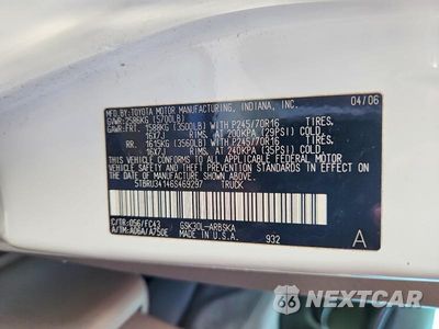 Zdjęcie 12 z 12 samochodu: 2006 TOYOTA TUNDRA SR5 VIN:5TBRU34146S469297 - miniatura