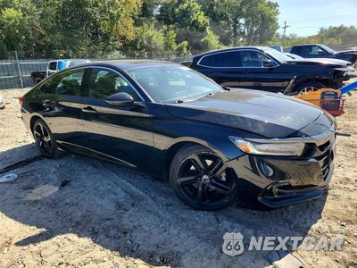 Czwarte zdjęcie samochodu z boku: 2021 HONDA ACCORD SPORT VIN:1HGCV1F34MA025491 - miniatura