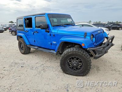 Czwarte zdjęcie samochodu z boku: 2015 JEEP WRANGLER UNLIMITED SAHARA VIN:1C4BJWEG5FL514738 - miniatura