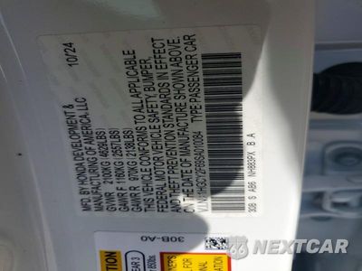 Zdjęcie 12 z 12 samochodu: 2025 HONDA ACCORD HYBRID EXL VIN:1HGCY2F69SA010084 - miniatura