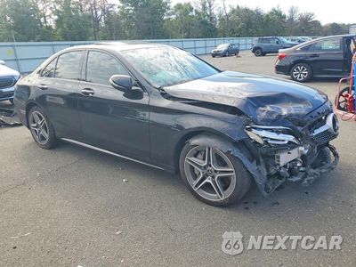 Czwarte zdjęcie samochodu z boku: 2019 MERCEDES-BENZ C 300 4MATIC VIN:55SWF8EB5KU283077 - miniatura