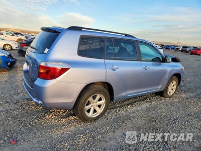 Trzecie zdjęcie samochodu z tyłu: 2009 TOYOTA HIGHLANDER BASE VIN:JTEES41A692126374 - miniatura