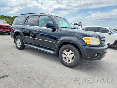 Czwarte zdjęcie samochodu z boku: 2001 TOYOTA SEQUOIA LIMITED VIN:5TDZT38A31S054419 - miniatura