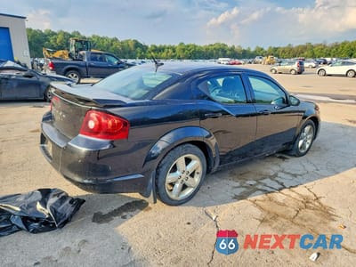 Trzecie zdjęcie samochodu z tyłu: 2011 DODGE AVENGER LUX VIN:1B3BD2FG0BN524091 - miniatura