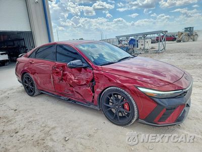 Czwarte zdjęcie samochodu z boku: 2025 HYUNDAI ELANTRA N BASE VIN:KMHLW4DK5SU032383 - miniatura