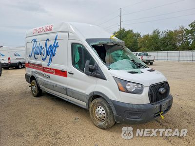 Czwarte zdjęcie samochodu z boku: 2023 FORD TRANSIT DELIVERY VAN VIN:1FTBF5X80PKB65240 - miniatura