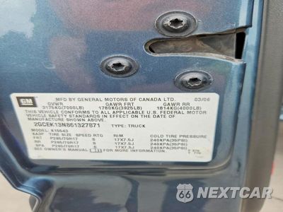 Zdjęcie 13 z 13 samochodu: 2006 CHEVROLET SILVERADO K1500 VIN:2GCEK13N861327871 - miniatura