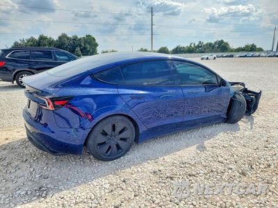 Trzecie zdjęcie samochodu z tyłu: 2024 TESLA MODEL 3 VIN:5YJ3E1EB4RF816819 - miniatura