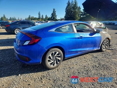 Trzecie zdjęcie samochodu z tyłu: 2016 HONDA CIVIC LX VIN:2HGFC4B51GH314443 - miniatura