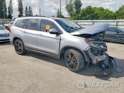 Czwarte zdjęcie samochodu z boku: 2021 HONDA PILOT SE VIN:5FNYF5H25MB004752 - miniatura