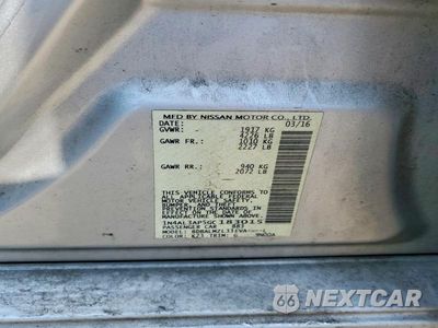 Zdjęcie 13 z 13 samochodu: 2016 NISSAN ALTIMA 2.5 SV VIN:1N4AL3AP5GC183015 - miniatura