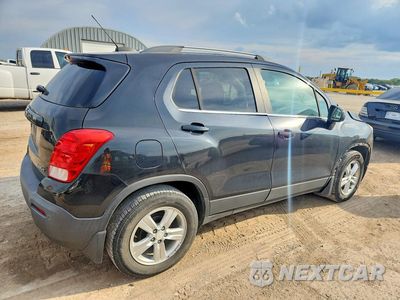 Trzecie zdjęcie samochodu z tyłu: 2015 CHEVROLET TRAX 1LT VIN:3GNCJLSB0FL242851 - miniatura