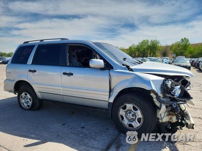 Czwarte zdjęcie samochodu z boku: 2005 HONDA PILOT EX VIN:2HKYF18475H516798 - miniatura