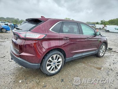 Trzecie zdjęcie samochodu z tyłu: 2018 FORD EDGE TITANIUM VIN:2FMPK4K85JBC30597 - miniatura