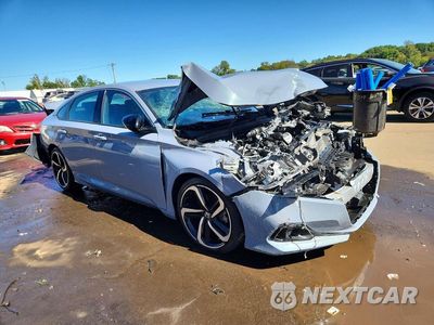 Czwarte zdjęcie samochodu z boku: 2022 HONDA ACCORD SPORT VIN:1HGCV1F35NA072403 - miniatura
