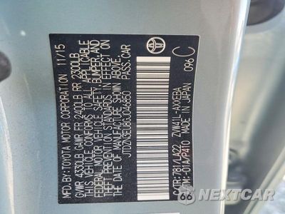Zdjęcie 12 z 12 samochodu: 2016 TOYOTA PRIUS V FOUR VIN:JTDZN3EU8GJ046850 - miniatura