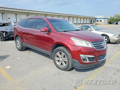 Czwarte zdjęcie samochodu z boku: 2016 CHEVROLET TRAVERSE LT VIN:1GNKRHKD3GJ145350 - miniatura