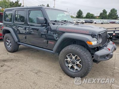 Czwarte zdjęcie samochodu z boku: 2022 JEEP WRANGLER UNLIMITED RUBICON VIN:1C4HJXFN5NW248468 - miniatura