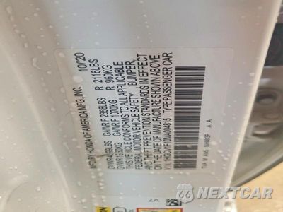 Zdjęcie 12 z 12 samochodu: 2021 HONDA ACCORD LX VIN:1HGCV1F10MA004815 - miniatura