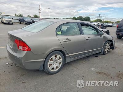 Trzecie zdjęcie samochodu z tyłu: 2007 HONDA CIVIC LX VIN:1HGFA16507L037401 - miniatura
