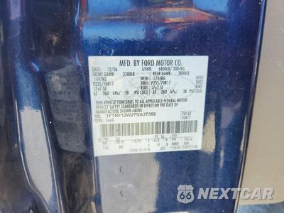 Zdjęcie 12 z 12 samochodu: 2007 FORD F150 VIN:1FTRF12W27NA37366 - miniatura
