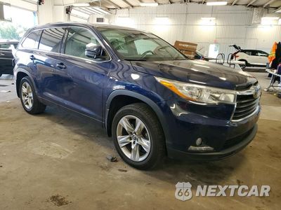 Czwarte zdjęcie samochodu z boku: 2016 TOYOTA HIGHLANDER LIMITED PLATINUM VIN:5TDDKRFH3GS323673 - miniatura