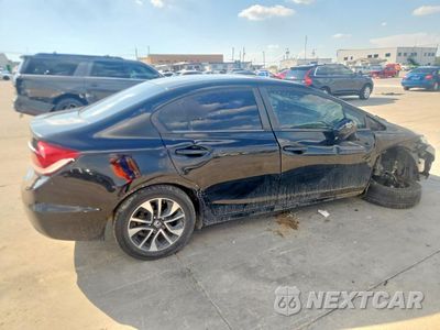 Trzecie zdjęcie samochodu z tyłu: 2014 HONDA CIVIC EX VIN:19XFB2F82EE076573 - miniatura