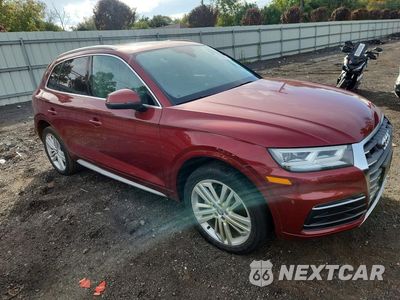 Czwarte zdjęcie samochodu z boku: 2019 AUDI Q5 PREMIUM PLUS VIN:WA1BNAFY7K2087426 - miniatura