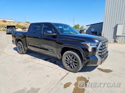 Czwarte zdjęcie samochodu z boku: 2025 TOYOTA TUNDRA PLATINUM VIN:5TFNA5DB6SX290945 - miniatura