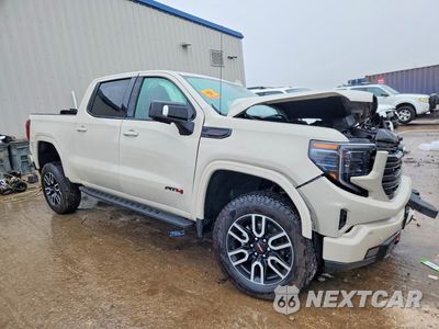 Czwarte zdjęcie samochodu z boku: 2026 GMC SIERRA K1500 AT4 VIN:1GTUUEE86TZ286809 - miniatura