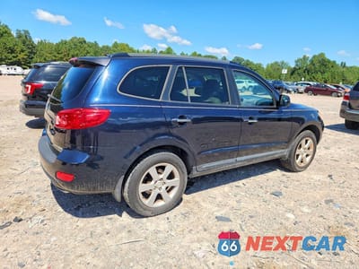 Trzecie zdjęcie samochodu z tyłu: 2008 HYUNDAI SANTA FE SE VIN:5NMSH13E48H204536 - miniatura